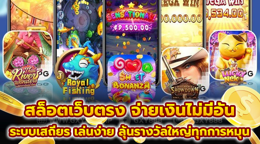 สล็อตเว็บตรง จ่ายเงินไม่มีอั้น